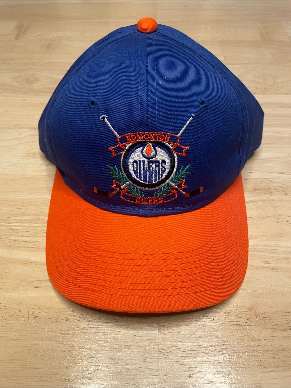 Vintage NHL Edmonton Oilers Embroidered Hat